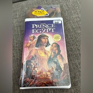 Vintage The Prince of Egypt VHS new sealed with Bonus Bean Bag Camell
